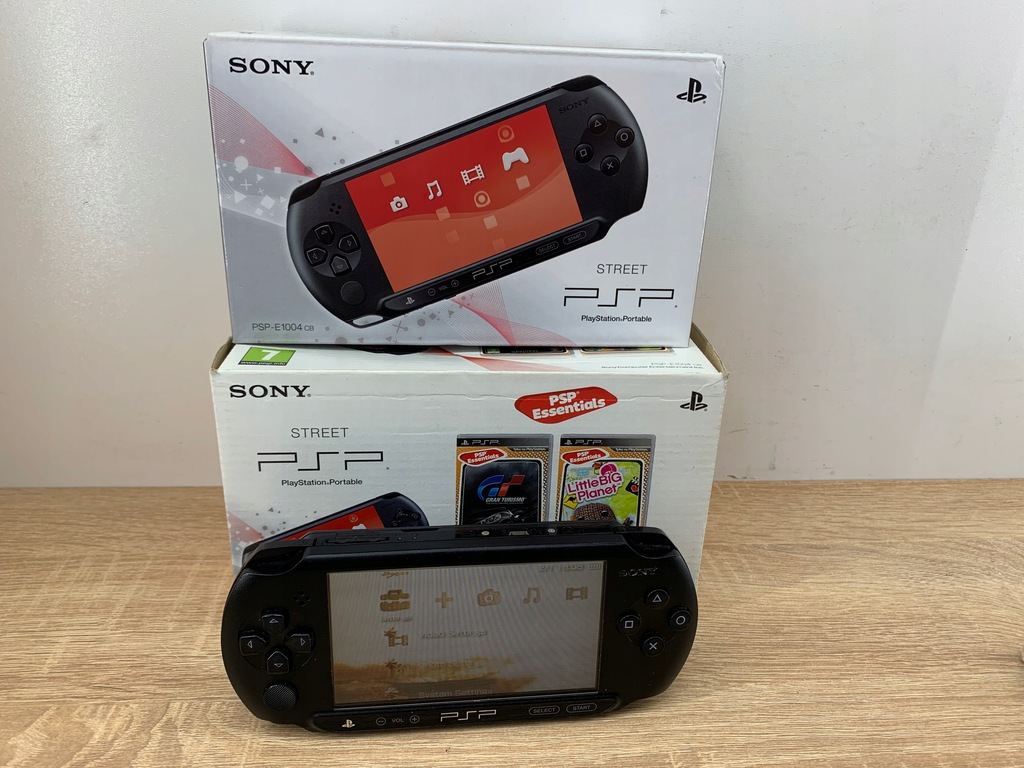 Konsola Sony PSP Slim E-1004 Street + 3 gry| KOMPLET| !!!OKAZJA!!!