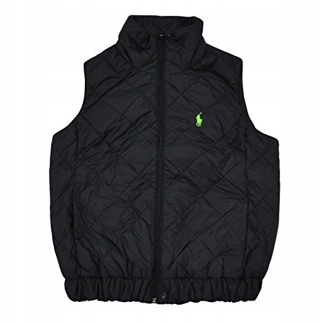 RALPH LAUREN QUILTED DOWN PUFFER VEST ROZ- M,L,XL