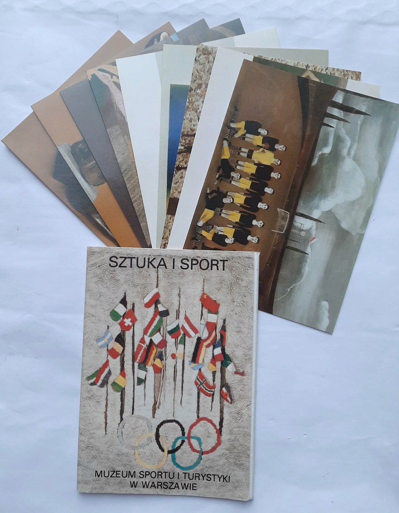 Sztuka i sport Zestaw 9 pocztówek