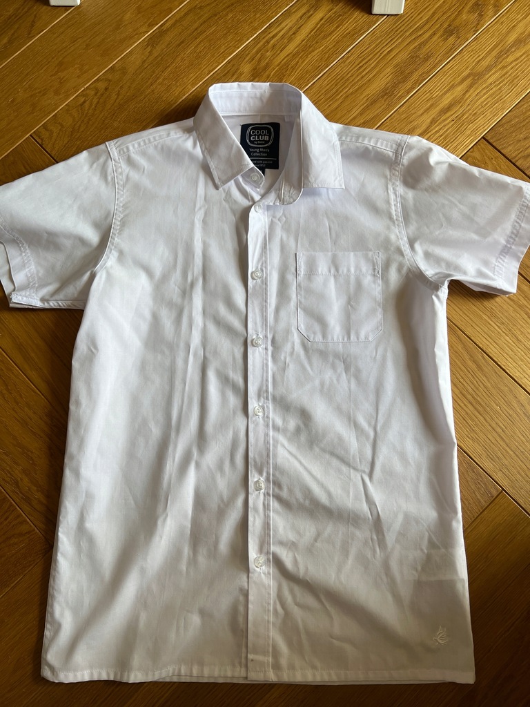 Cool Club biała elegancka galowa koszula 170