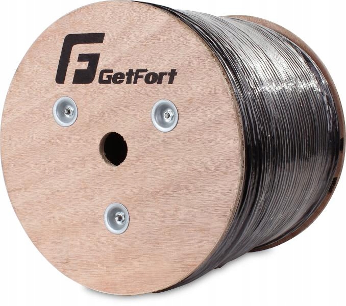 Skrętka F/UTP 6 GETFORT 1 m kabel żelowany