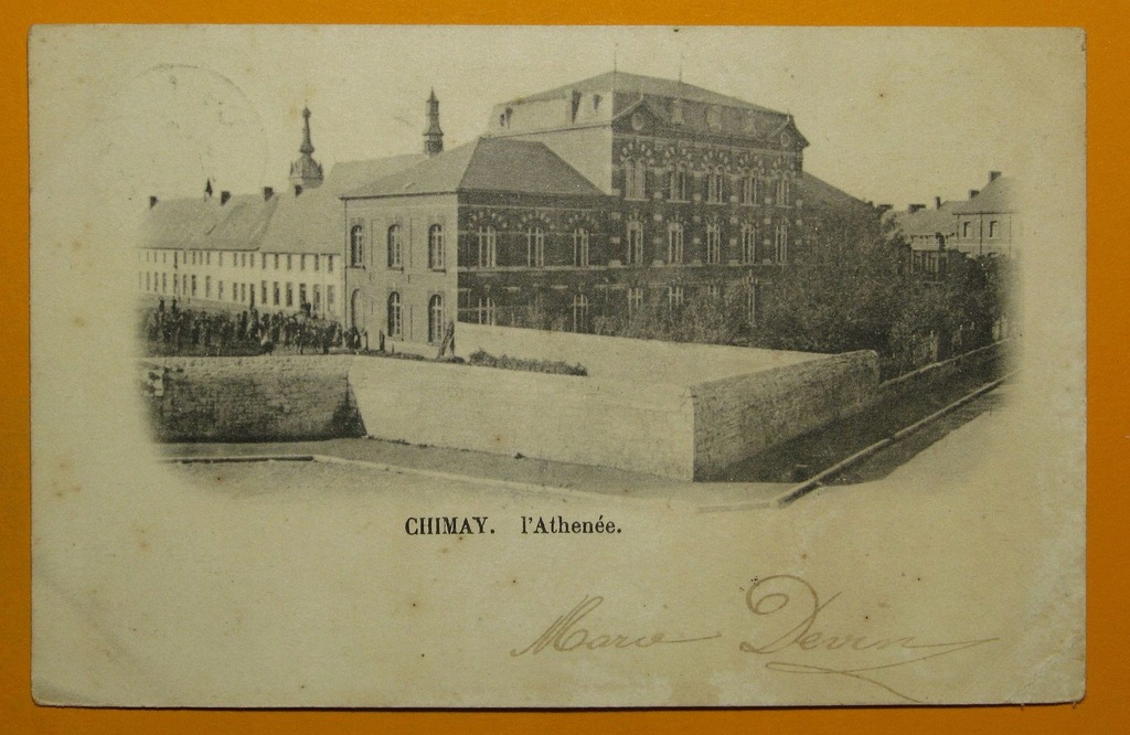 241470, Belgia, Chimay, L'Athénée, obieg 1901