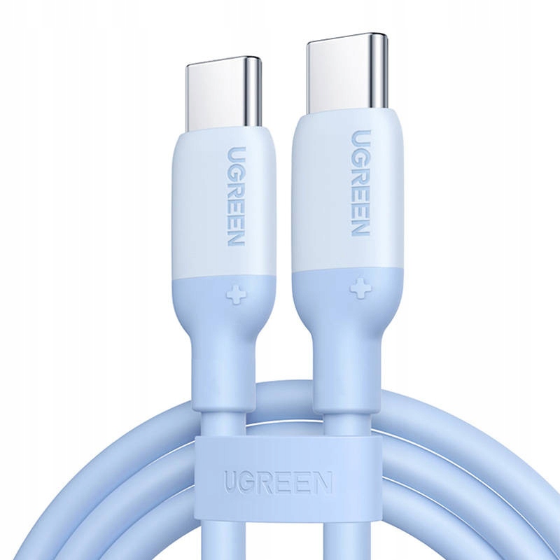 Kabel szybkiego ładowania USB-C do USB-C UGREEN 15279 1m (niebieski)