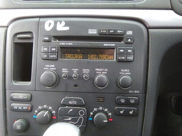 Volvo s80 I lift Radioodtwarzacz Radio cd HU 850