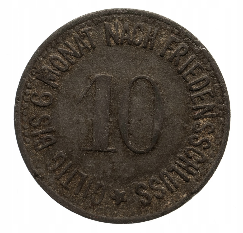 HAMMELBURG 10 PF 1917 ROK st.3+ cynk