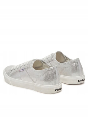 only shoes Tenisówki Damskie ONLY-15318574 SILVER srebrny
