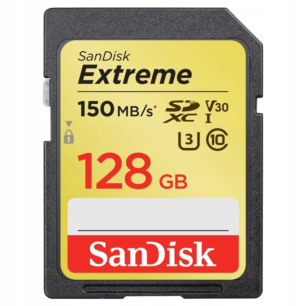 Karta SanDisk Extreme SDXC 128GB 150MB/s UHS-I U3
