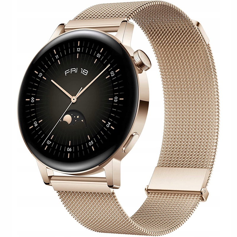 Huawei zegarek SmartWatch GT3 Elegant Złoty 42mm 11916410855