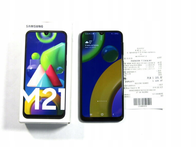 TELEFON SAMSUNG GALAXY M21 OPAKOWANIE GWARANCJA