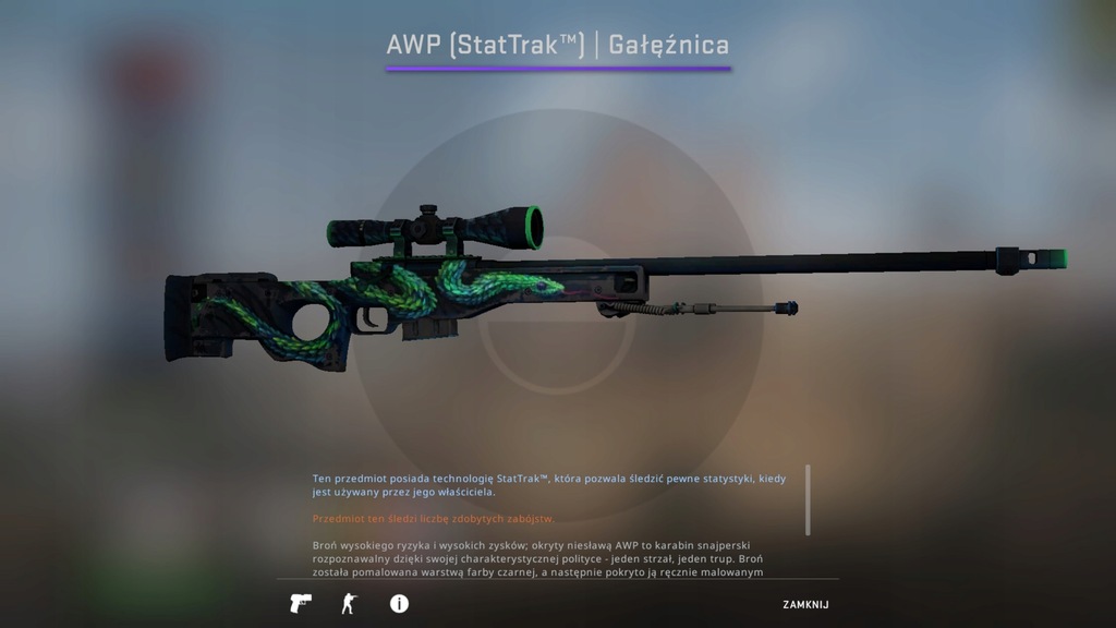 CSGO SKIN AWP, ATHERIS STATTRAK FT GAŁĘŹNICA, Radzionków