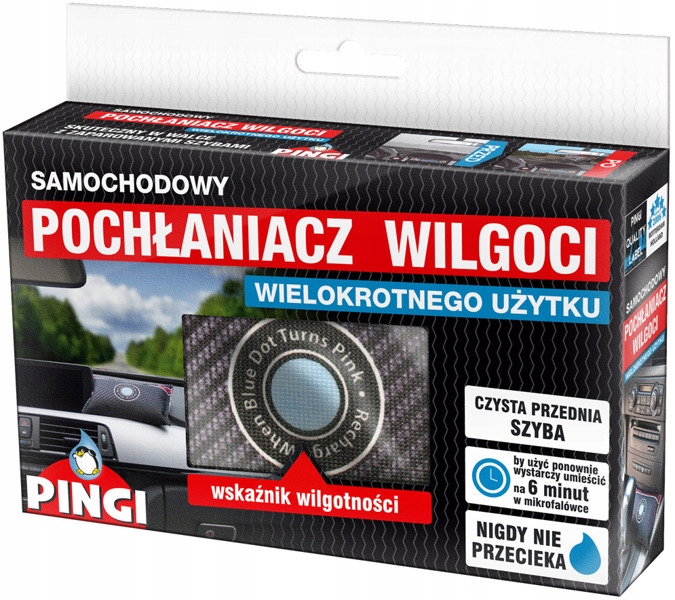 Pochłaniacz Wilgoci do Auta Osuszacz Powietrza Samochodowy na Wilgoć