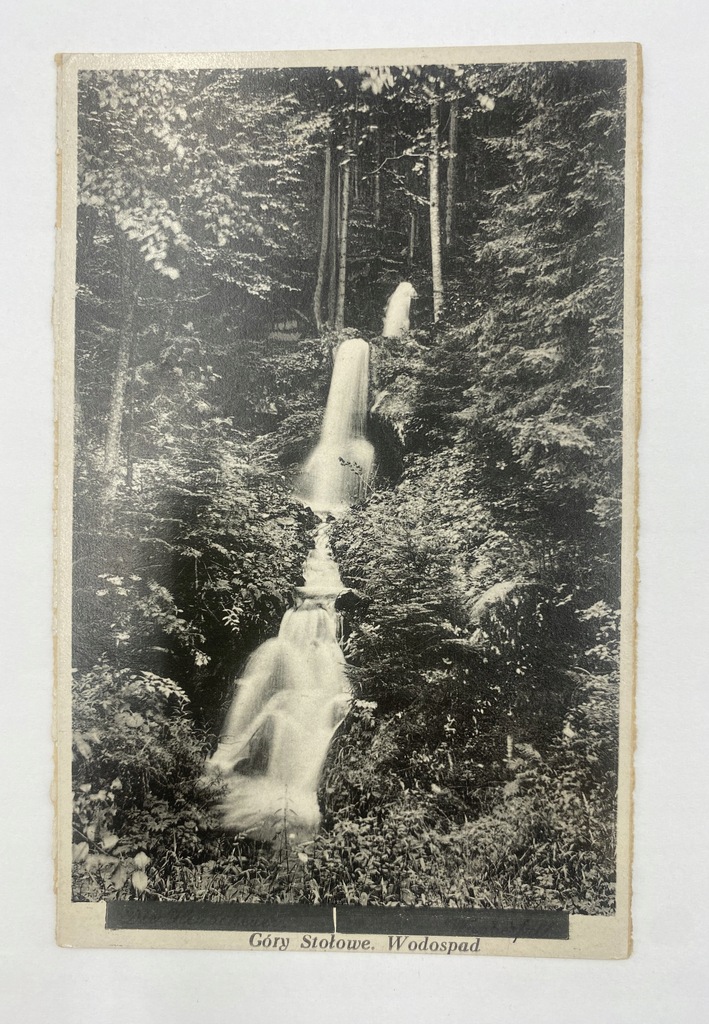 Pocztówka Góry Stołowe wodospad