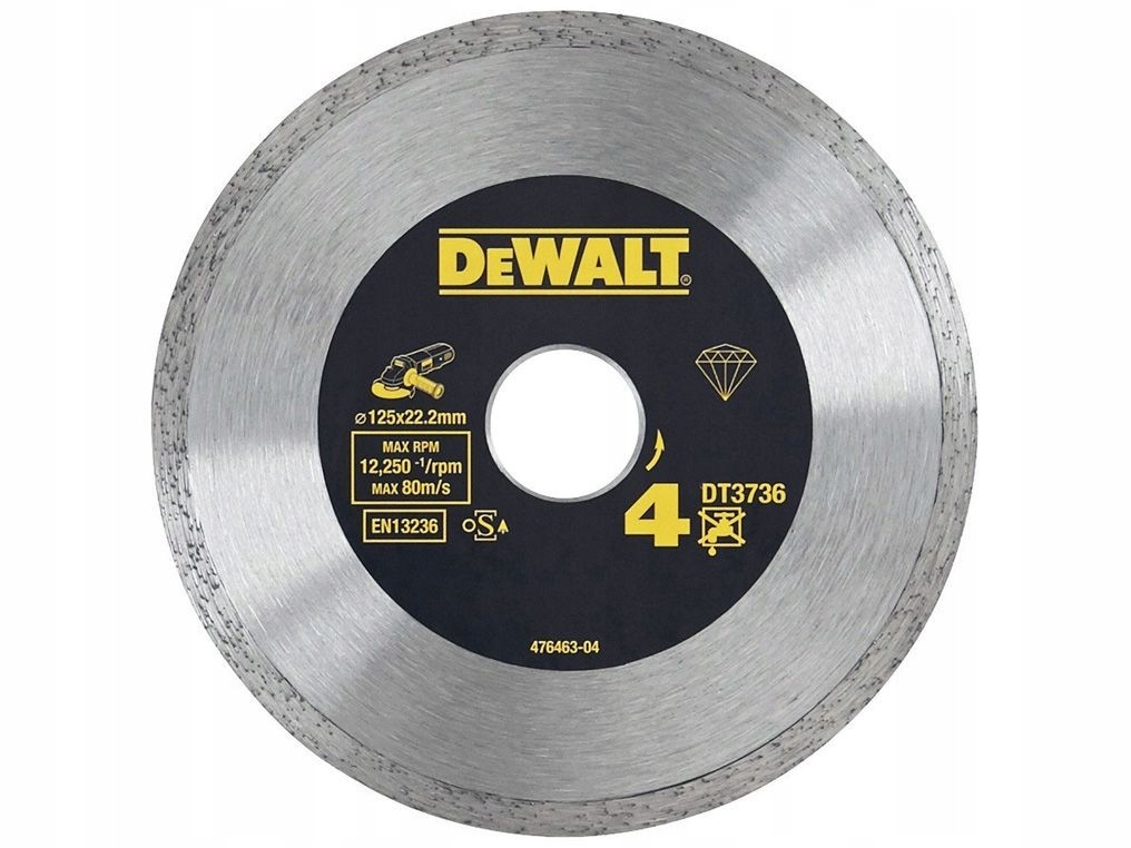 Tarcza diamentowa ciągła 125 mm DT3736 DeWalt