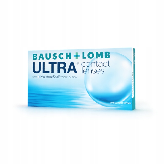 Soczewki kontaktowe miesięczne Bausch&Lomb Ultra Moc -1.50 3 sztuki