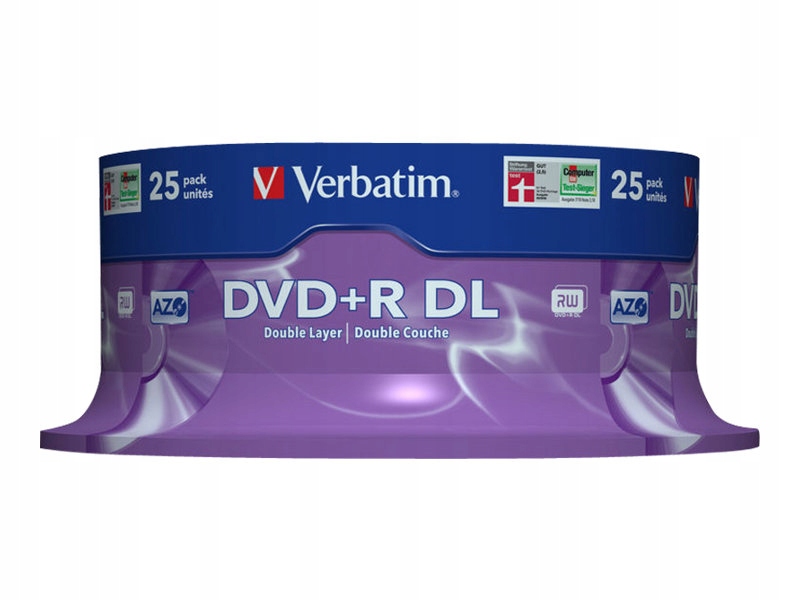 Verbatim DVD+R Dl Verbatim 8.5GB 25pc