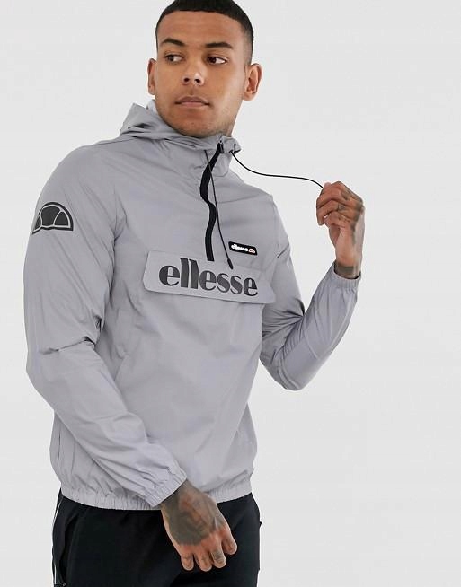 V0A306*ELLESSE KURTKA MĘSKA ODBLASKOWA LOGO S U00