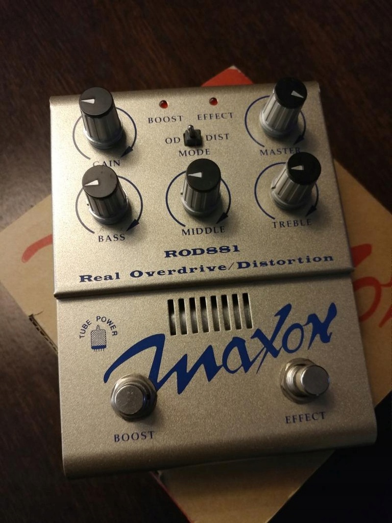 ギター Maxon ROD881 Real Overdrive/Distortion Maxon ROD881 Real Overdrive Distortion - Maxon - Kostki