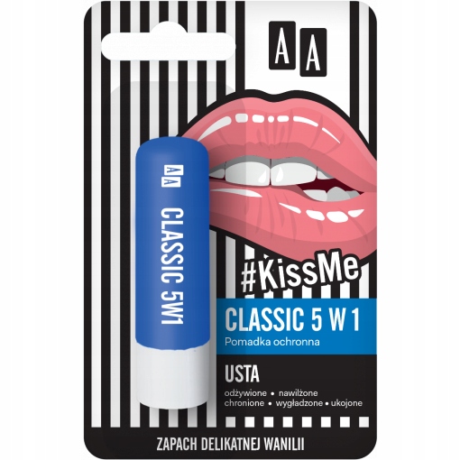 AA pomadka ochronna do ust KissMe CLASSIC 5 w 1
