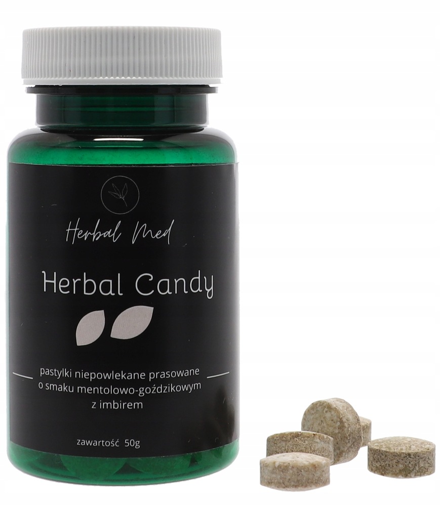 Herbal Candy pastylki mentolowo-goździkowe 50szt