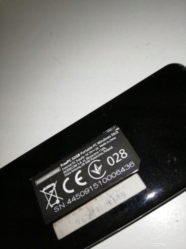 MINI-PC MODECOM FREEPC Z3735F + USB W PUD