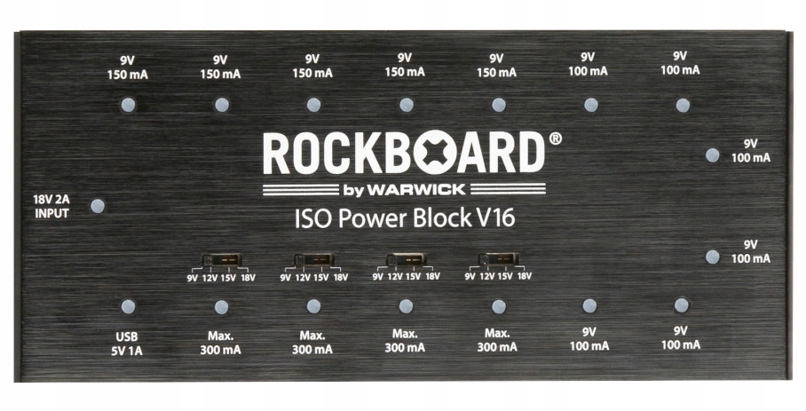 Warwick RockBoard ISO Power Block V16 - Efekt