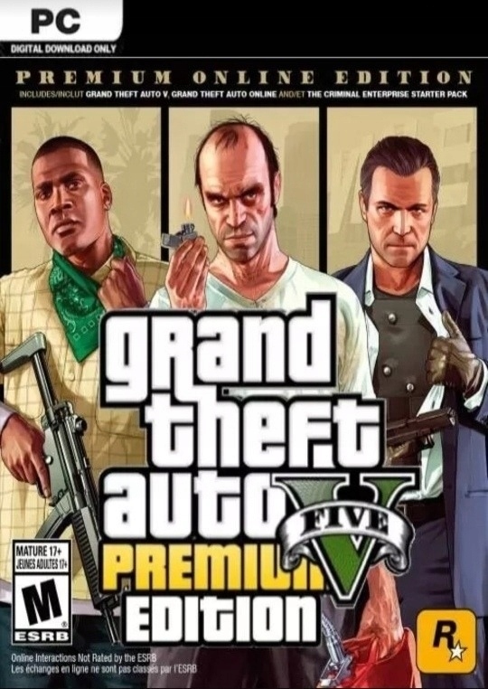 Купить GTA 5 Grand Theft Auto V Премиум Онлайн Rockstar: отзывы, фото и ...