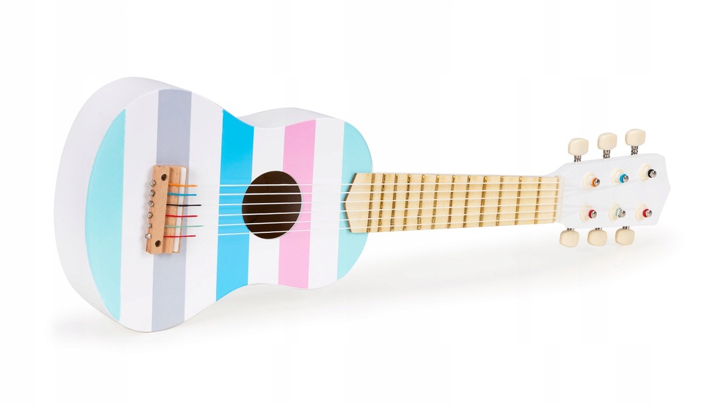 Gitara klasyczna drewniana dla dzieci pudło rezona