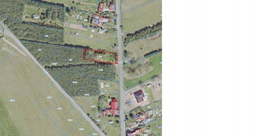 Działka, Żenichów, Gubin (gm.), 1016 m²