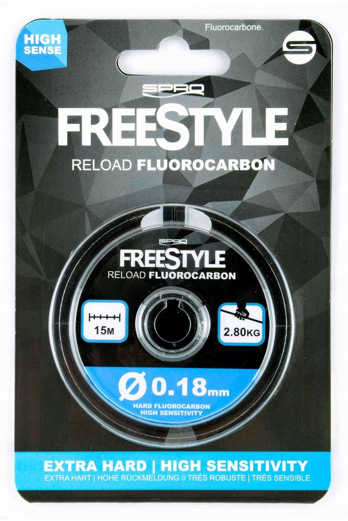 Fluorocarbon Spro Freestyle 0.31mm 6.28kg 15m