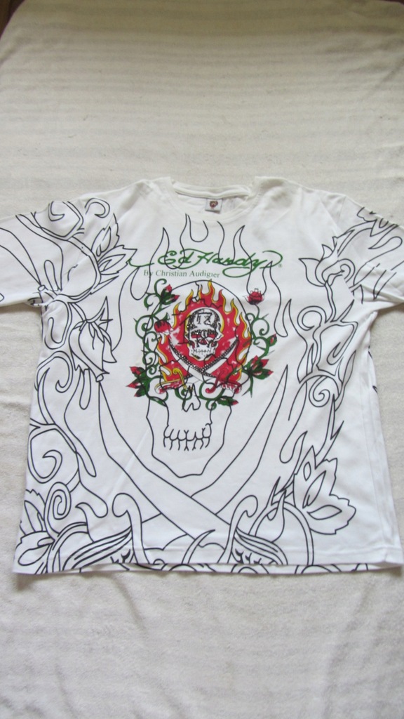 ED HARDY BY CHRISTIAN AUDIGIER TSHIRT KOSZULKA 3XL