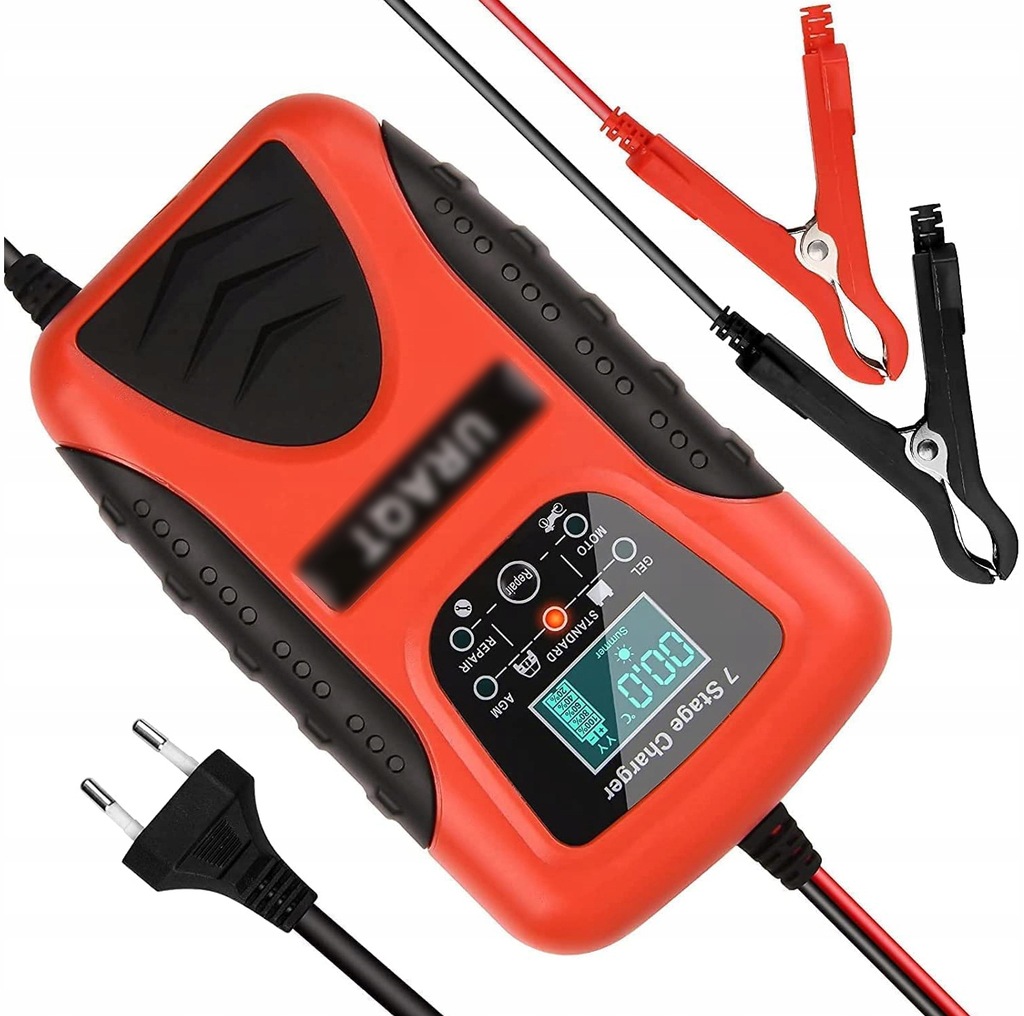 PROSTOWNIK ŁADOWARKA LCD DO AKUMULATORA 12V 7A