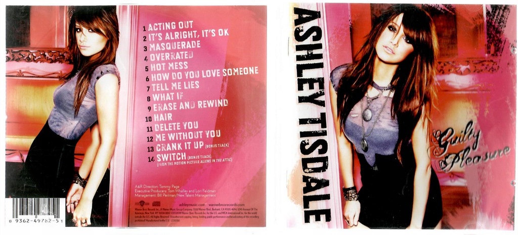 Ashley Tisdale - Guilty Pleasure CD Album