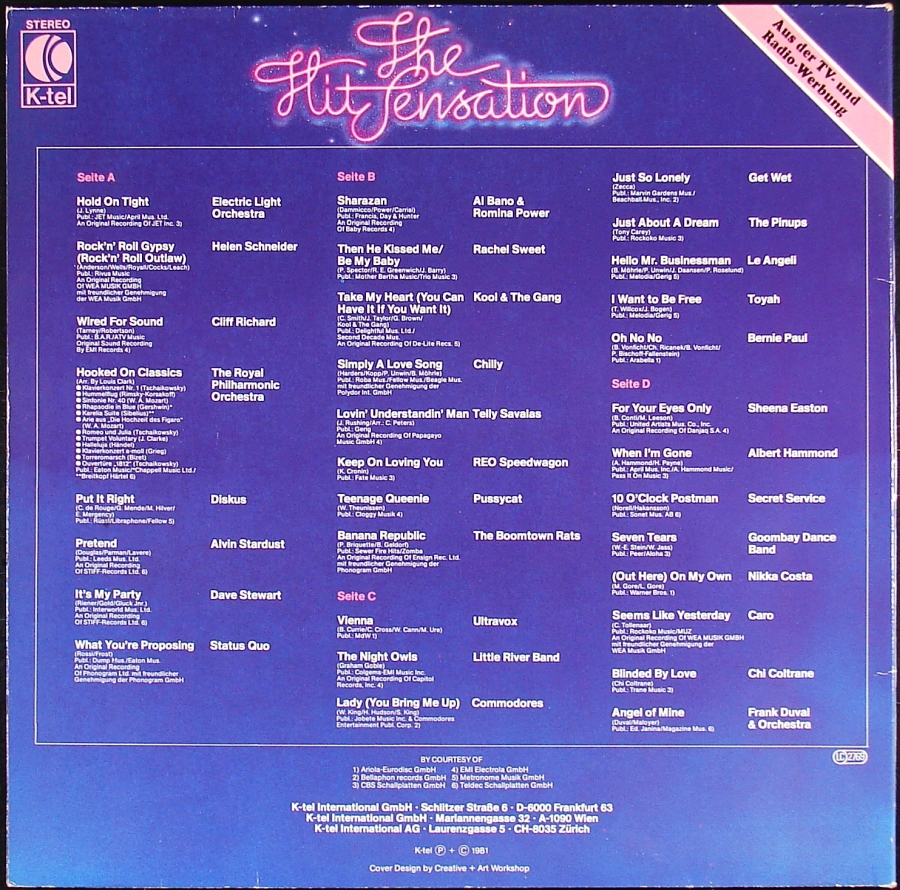 Купить THE HIT SENSATION 1981-1982 - разные исполнители 2LP: отзывы, фото, характеристики в интерне-магазине Aredi.ru