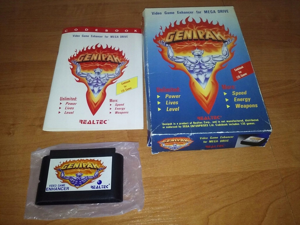 Genipak Enhancer Sega Mega Drive Unikat Realtec 92