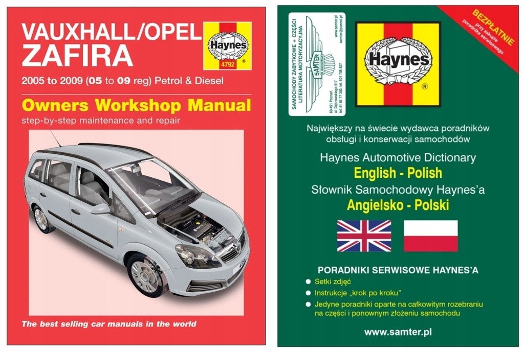 Opel Zafira B 05-09 instrukcja napraw Haynes II 2