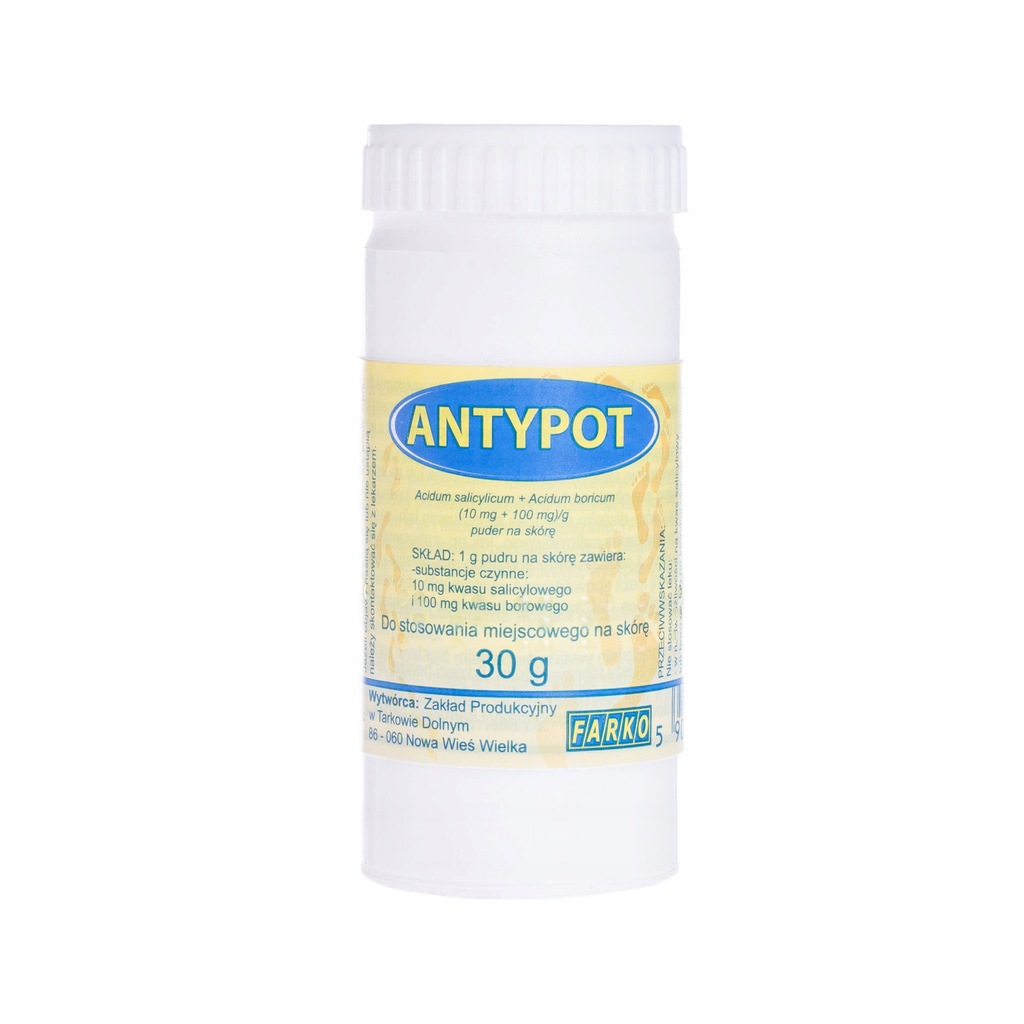 Antypot zapobiegający nadmiernej potliwości, 30 g - 9481950521 ...