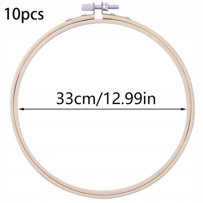 LMDZ 10/12 sztuk 8-40cm drewniany tamborek zestaw