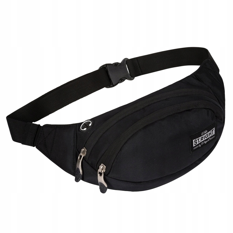 Saszetka na pasek nerka Black (WB-02)