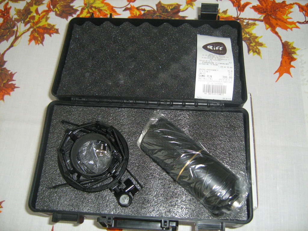 Mikrofon pojemnościowy MXL 770 GW + popfiltr