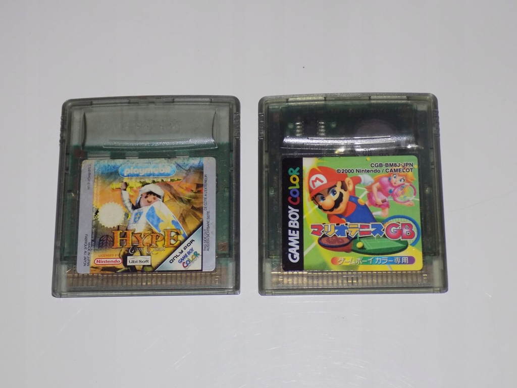 GBC : HYPE THE TIME QUEST PLAYMOBIL + MARIO TENNIS