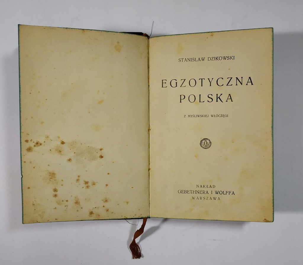 EGZOTYCZNA POLSKA - STANISŁAW DZIKOWSKI - 1931 rok