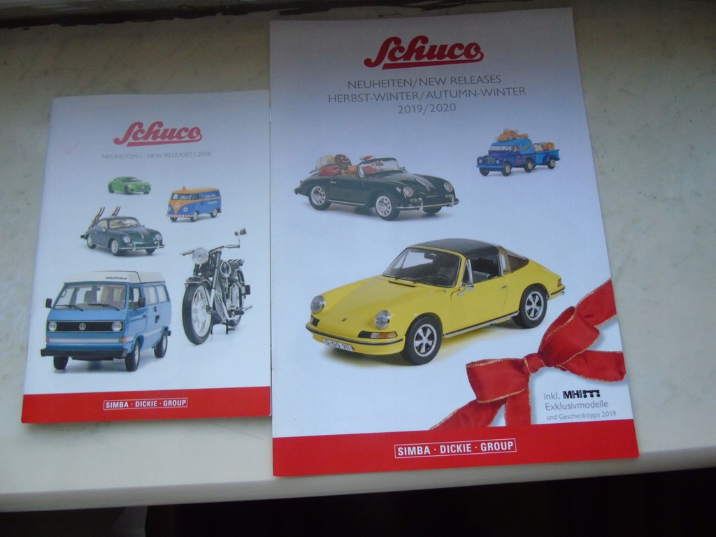 Katalogi modeli samochodów (Schuco, Solido, ck-modelcars.de) - zestaw 5 szt