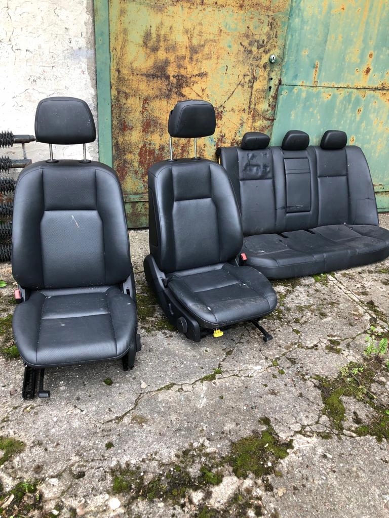 Mercedes W203 Fotele Kanapa Czarna Skora Kombi 8392870324 Oficjalne Archiwum Allegro