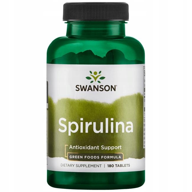 SWANSON Spirulina 500mg 180tab _________________________