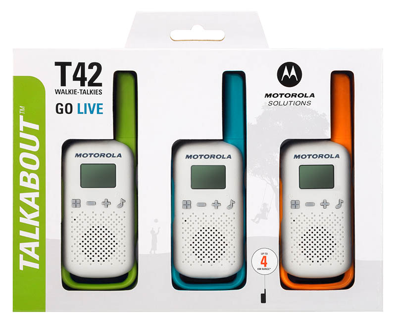 Купить MOTOROLA HANDWAVE TLKR T42 3 шт., 4 л.с.: отзывы, фото, характеристики в интерне-магазине Aredi.ru