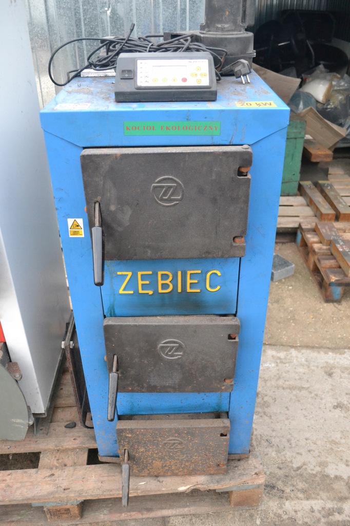 Piec Zębiec 20KW ekogroszek z podajnikiem