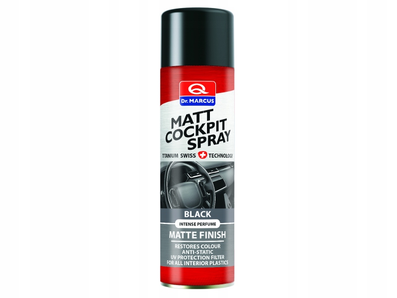 Cockpit Spray Matt, Black, 500 ml