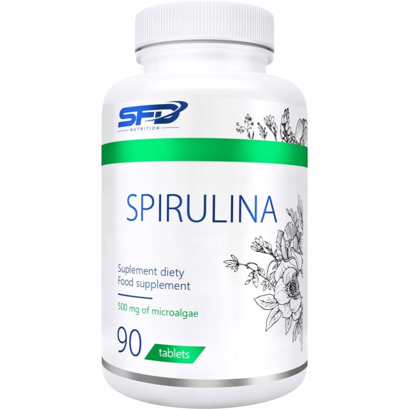 SFD Nutrition Spirulina tabletki do detoksykacji organizmu i na wsparc...