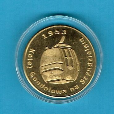 Moneta Pamiątkowa - Górskie Koleje Gondolowe (2)
