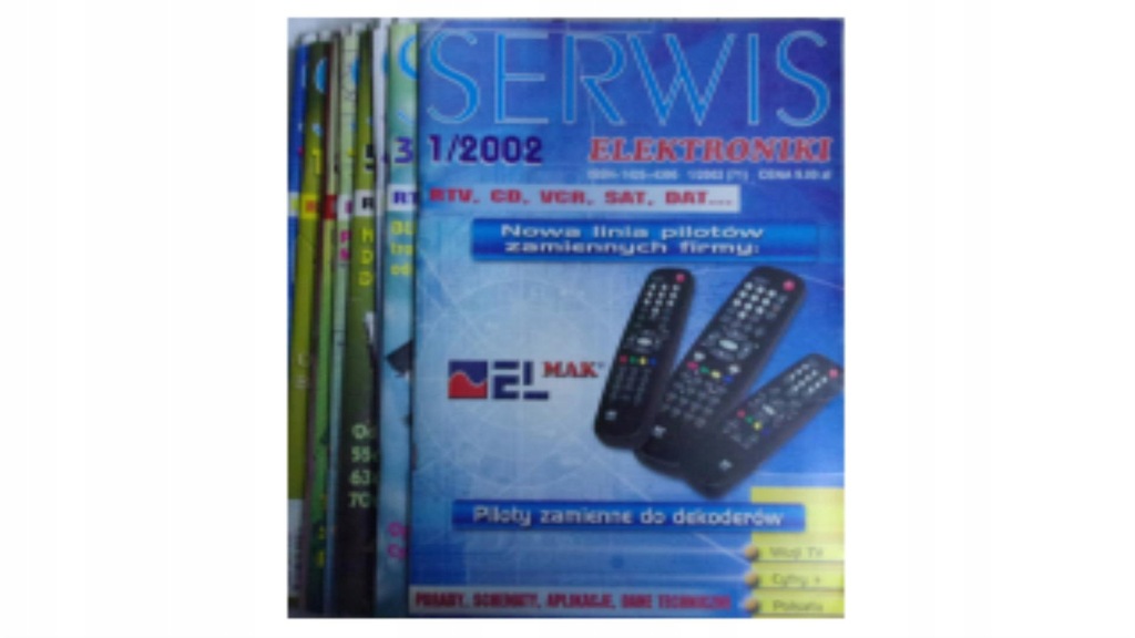 Serwis elektroniki nr 1,3-5,7-12 z 2002 roku